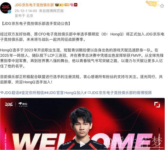 JDG中单选手HongQ发布ins：初雪来了